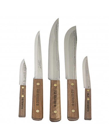 Ontario Knife Company Knife Set - Old Hickory Steel Blade Hardwood Handle | OKC7180 2023