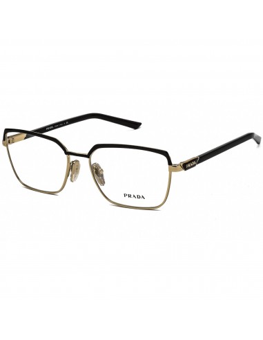 Prada Women's Eyeglasses - Black/Pale Gold Full Rim Frame Clear Lens | 0PR 56YV AAV1O1 50% de réduction en Octobre 2024