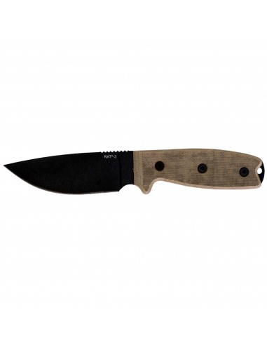 Ontario Knife Company Knife - RAT-3 Carbon Steel Fixed Blade with Sheath | OKC8665 en ligne des produits 