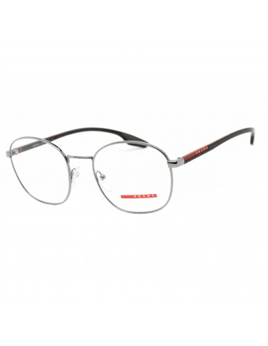 Prada Sport Men's Eyeglasses - Gunmetal Oval Full-Rim Metal Frame | 0PS51NV 5AV1O1 la chaussure