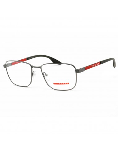 Prada Sport Men's Eyeglasses - Matte Gunmetal Full-Rim Metal Frame | 0PS 50OV 7CQ1O1 Jusqu'à 80% De Réduction