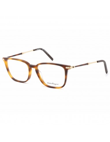 Salvatore Ferragamo Men's Eyeglasses - Tortoise Rectangular Plastic Frame | SF2861 214 les ligaments