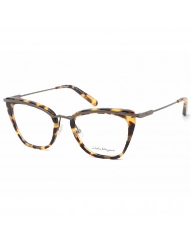 Salvatore Ferragamo Women's Eyeglasses - Tokio Tortoise/Ruthenium Frame | SF2205 285 des créatures d'habitude