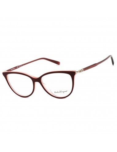 Salvatore Ferragamo Women's Eyeglasses - Wine Cat-Eye Plastic Frame | SF2870 606 JUSQU'A -70%! 