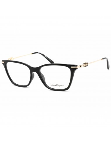 Salvatore Ferragamo Women's Eyeglasses - Black Plastic Frame Demo Lens | SF2891 001 basket pas cher