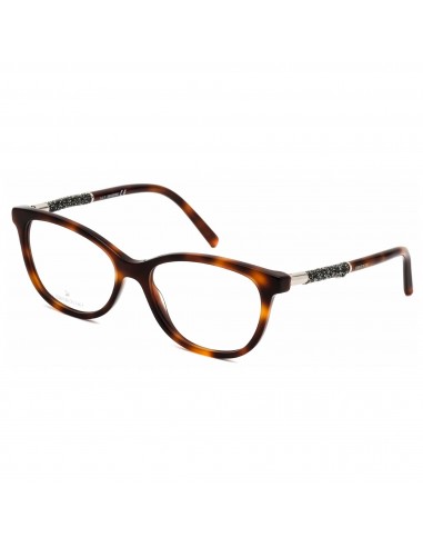 Swarovski Women's Eyeglasses - Blonde Havana Cat-Eye Plastic Frame | SK5211 053 de pas cher