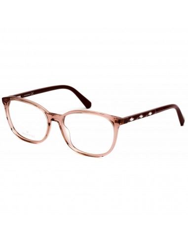 Swarovski Women's Eyeglasses - Shiny Pink Oval Frame Clear Demo Lens | SK5300 072 l'achat 