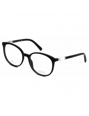 Swarovski Women's Eyeglasses - Shiny Black Round Full-Rim Plastic Frame | SK5310 001 le concept de la Pate a emporter 