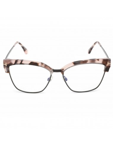 Tom Ford Women's Eyeglasses - Pink Vintage Havana Metal/Plastic Frame | FT5547-B 055 hantent personnes