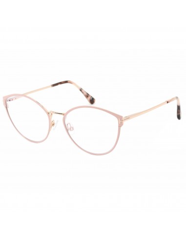 Tom Ford Women's Eyeglasses - Pink Cat-Eye Full-Rim Metal Frame | FT5573-B 072 solde