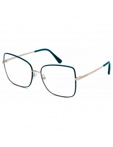 Tom Ford Women's Eyeglasses - Dark Green Metal Butterfly Full-Rim Frame | FT5613-B 098 de l' environnement