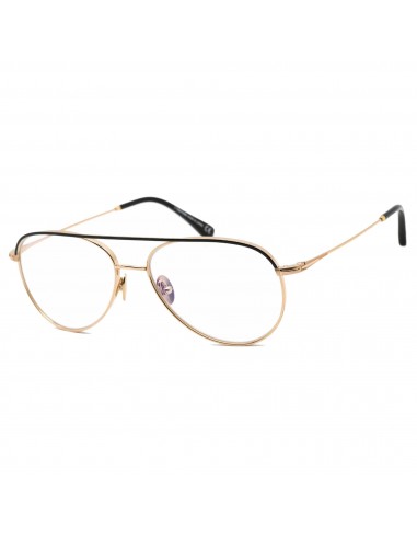 Tom Ford Men's Eyeglasses - Shiny Deep Gold Full-Rim Pilot Metal Frame | FT5693-B 030 ou a consommer sur place