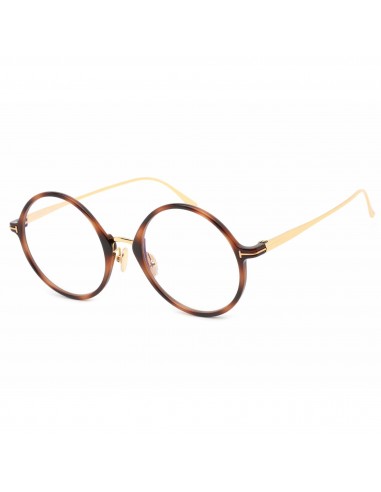 Tom Ford Women's Eyeglasses - Blonde Havana Round Full-Rim Frame | FT5703-B 053 le concept de la Pate a emporter 