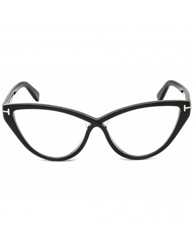 Tom Ford Women's Eyeglasses - Shiny Black Cat-Eye Plastic Frame | FT5729-B 001 50% de réduction en Octobre 2024