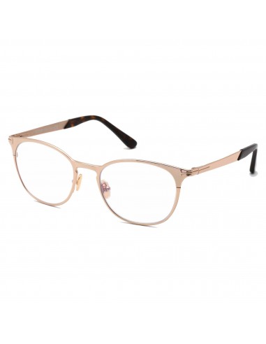 Tom Ford Unisex Eyeglasses - Shiny Rose Gold Round Metal Frame, 52 mm | FT5732-B 028 Venez découvrir notre 